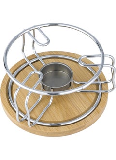 Warmer Stand For Tea Pot And Coffee Warmer With Bamboo Base - Keep Your Beverages Warm At The Table - pzsku/Z09CD19B407F6D52BD04EZ/45/_/1721930960/6ee47673-4e37-4205-a926-cbffa02c77ec