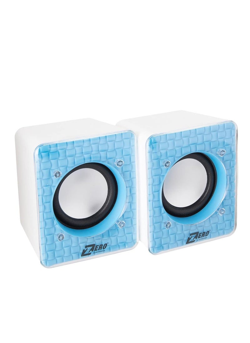 Zero - Zero ZR-55 Wired Digital Speaker for Computer and Laptop, 2 Pieces - Image 1