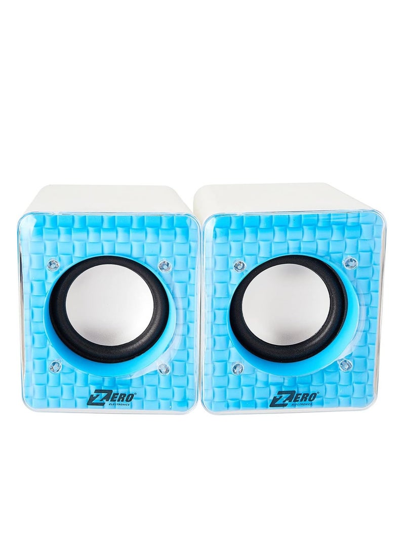 Zero - Zero ZR-55 Wired Digital Speaker for Computer and Laptop, 2 Pieces - Image 1
