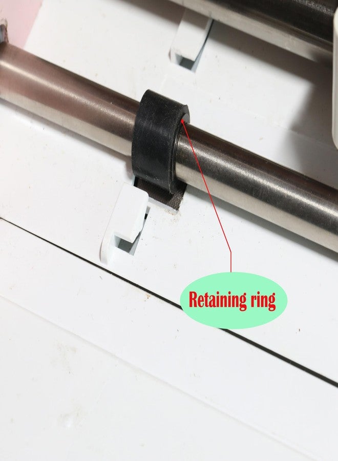 Crvicv Retaining Clip Rings Compatible with Cricut Maker and Explore air, Keep Rubber Roller Wheel from Moving, Rubber Roller Resolution for Cricut Maker [12 pcs] - Image 4