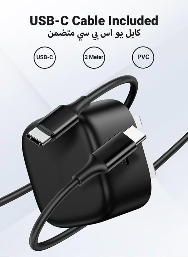 شاحن سامسونج فائق السرعة PD 25W مع قابس Type C وكابل USB C بطول 2 متر محول شحن سريع لتوصيل الطاقة لهواتف سامسونج جالاكسي S23 S23+ S23 ألترا S22 S22 ألترا S22 بلس A13 A33 - Image 4