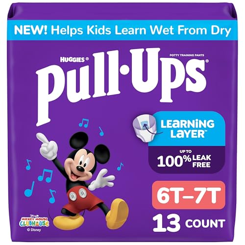 Pull-Ups PullUps Boys Potty Training Pants Size 6T7T Training Underwear 5575 lbs 13 Count - Image 1