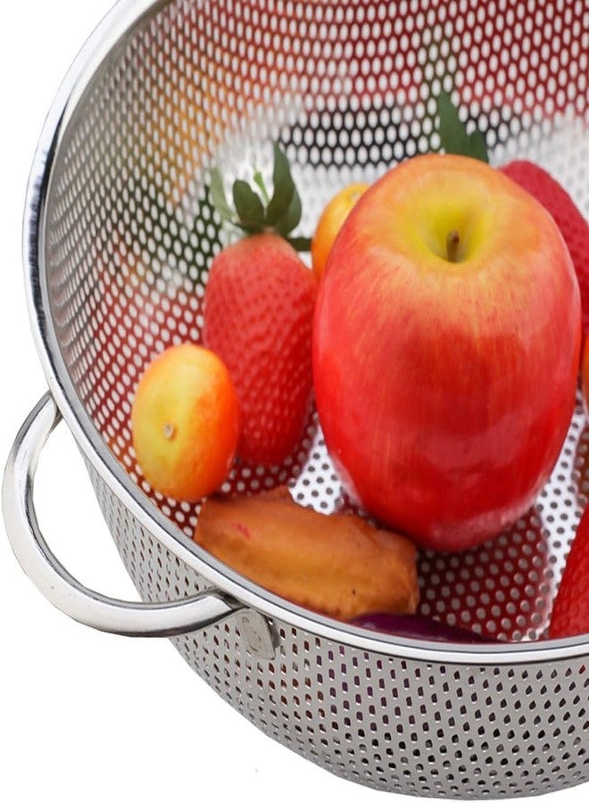 Falshruti Rice Bowl Stainless Steel Filter Colander Fruit Vegetable Washing Baskets Strainer Drainer with Handle Kitchen Tools - Image 4