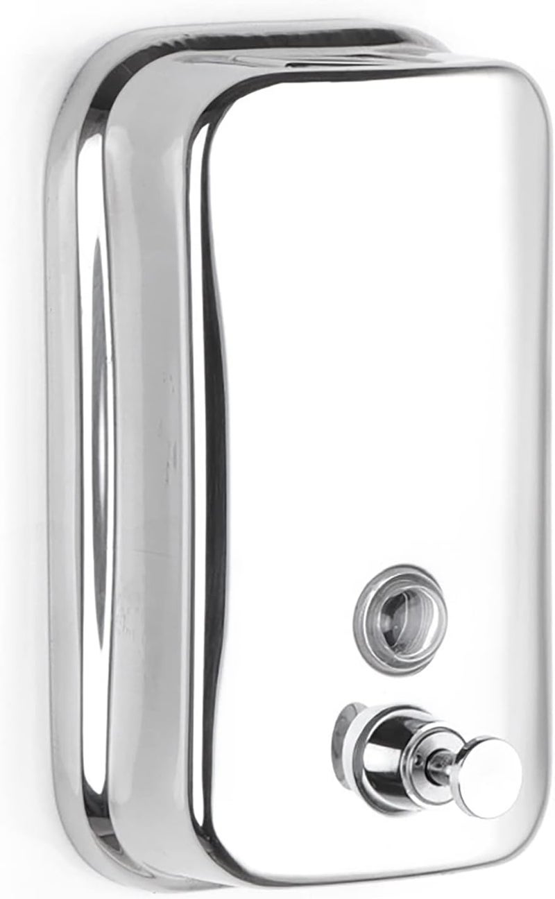 Stainless Steel 800ml Wall Mount Commercial Liquid, with Press Open Cover, Stylish, for Home and Business - Image 2