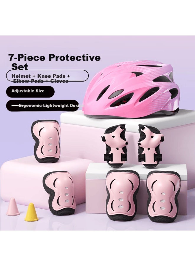Sway Kids Adjustable Roller Skating Protective Gear Helmet Set For Ages 2-14, Skateboard, Inline Skates, Balance Bike, Bicycle Safety Gear - Image 1