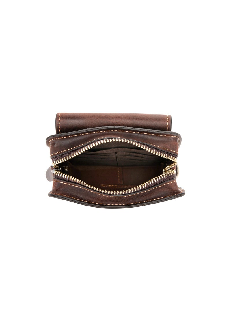 HOLBORN CLASSIC Mens TravelVault Leather Pouch - Genuine Leather Bag - Image 4
