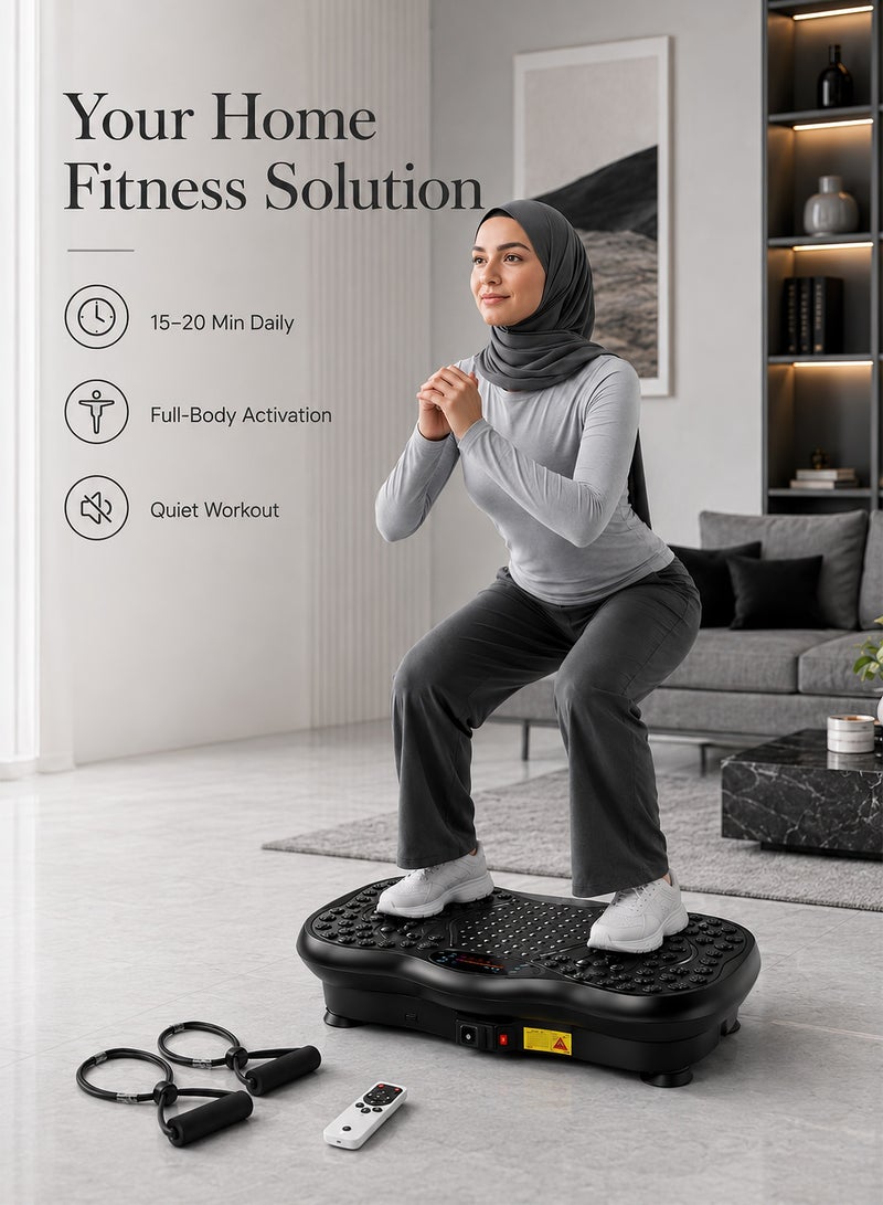 Favarey Vibration Plate Exercise Machine Fat Shake Machine New Home Linear Pulsation for Home Fitness Full Body for Recovery Workout - Image 2