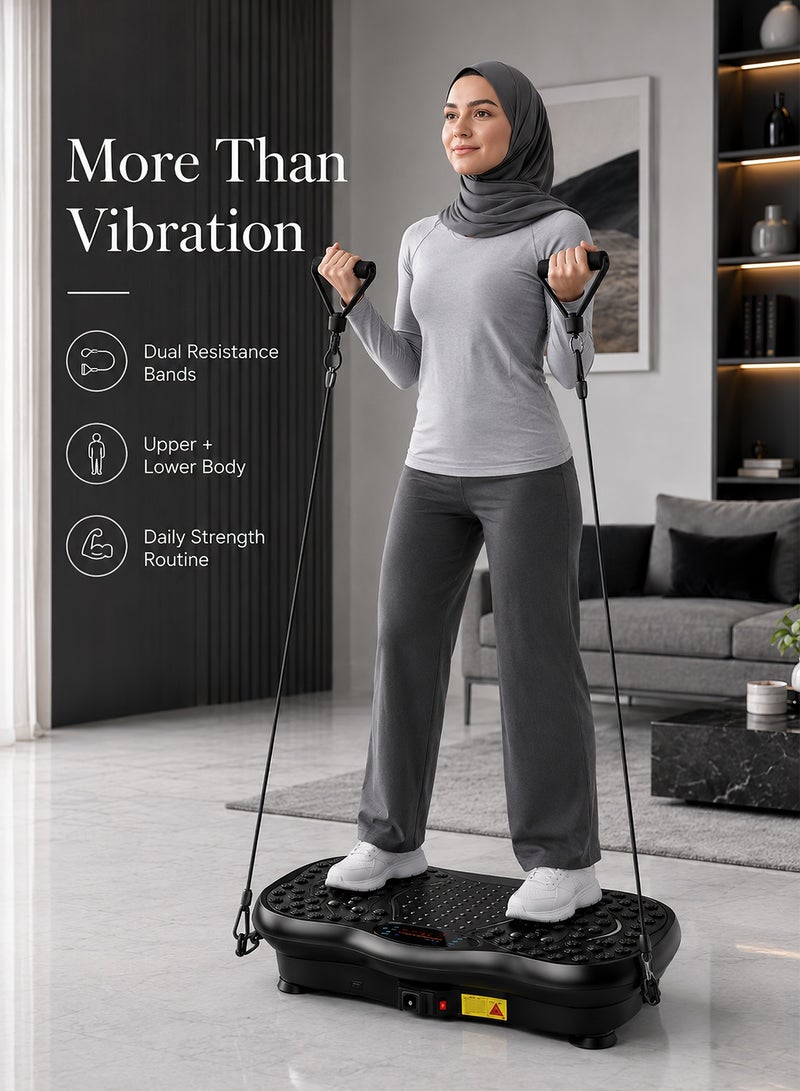 Favarey Vibration Plate Exercise Machine Fat Shake Machine New Home Linear Pulsation for Home Fitness Full Body for Recovery Workout - Image 3