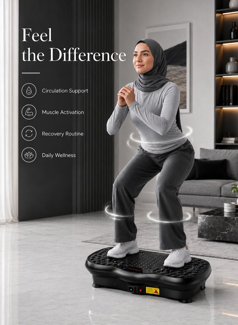 Favarey Vibration Plate Exercise Machine Fat Shake Machine New Home Linear Pulsation for Home Fitness Full Body for Recovery Workout - Image 5