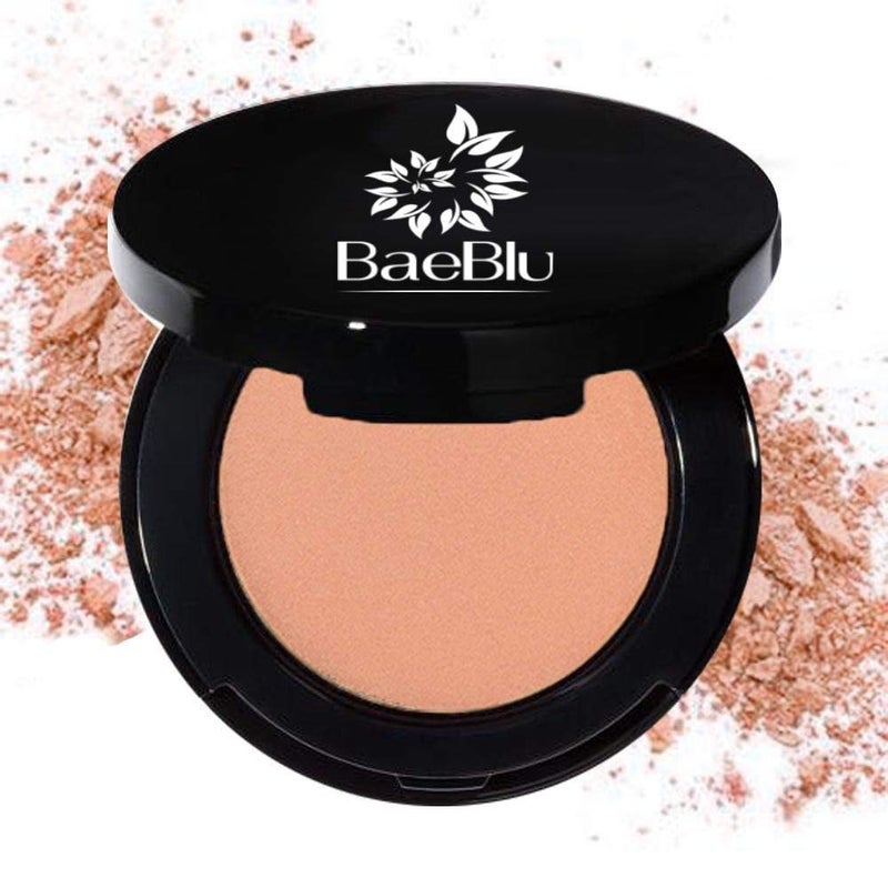 BaeBlu Organic Blush 100% Natural Pressed Mineral Powder, Made in the USA, Flush - Image 1