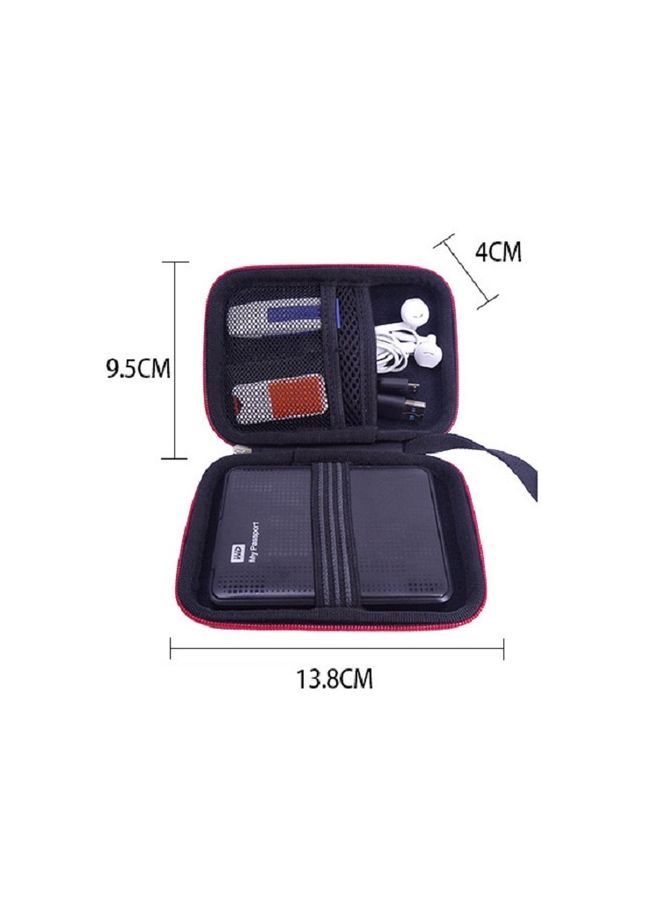 BURAQ EVA Mobile Hard Disk U Disk Storage Protection Bag(Black)  - Image 3