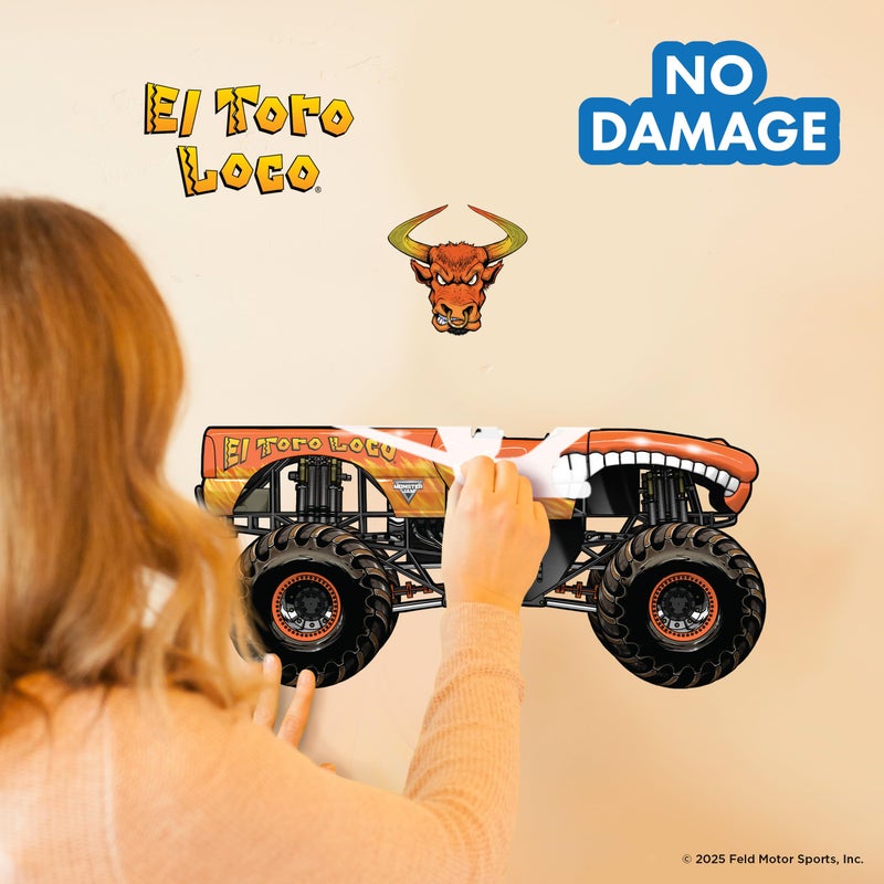WALL PALZ Monster Jam ThunderROARus Truck Wall Decal - Large 21"" Wide Monster Truck Wall Vinyl Stickers Bedroom Decorations - Peel and Stick Room Decor - Image 4