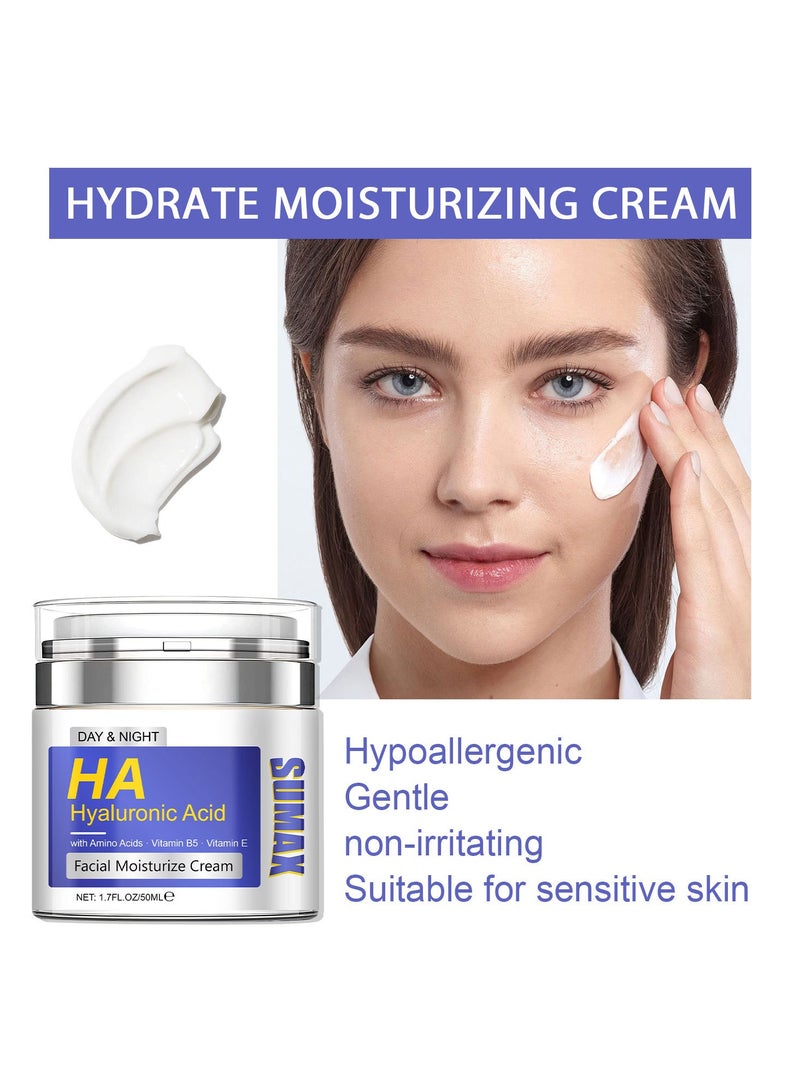 سوماكس كريم ترطيب حمض الهيالورونيك 50 مل من سوماكس - Image 1