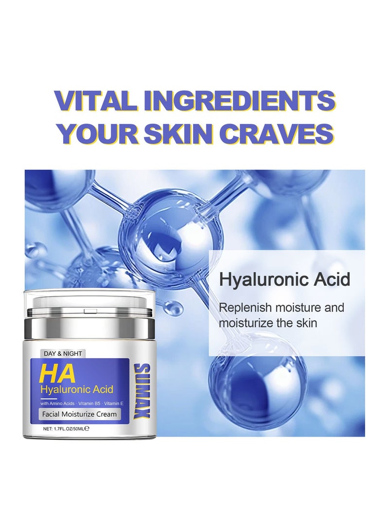 سوماكس كريم ترطيب حمض الهيالورونيك 50 مل من سوماكس - Image 4