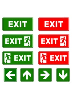 URBANTRANDS exit signs Sticker Set Pack Of 10  - Image 2
