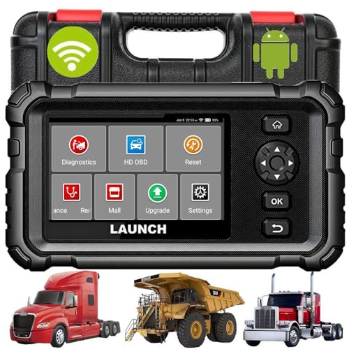 LAUNCH CRP129 HD Heavy Duty Truck Diagnostic Scanner Creader Elite Oil Reset DPF Regen Injector Coding Full System Code Reader Machinery Diesel Vehicle Vessel Scan Tool - Image 1