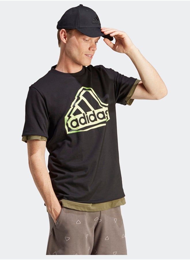 Adidas - Folded Badge Graphic T-Shirt - Image 1