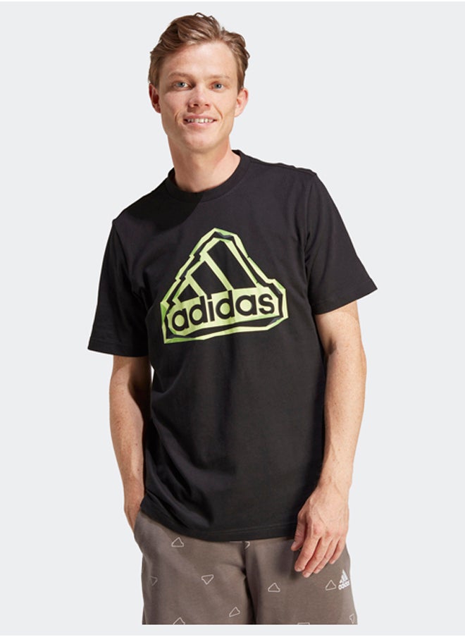 Adidas - Folded Badge Graphic T-Shirt - Image 1