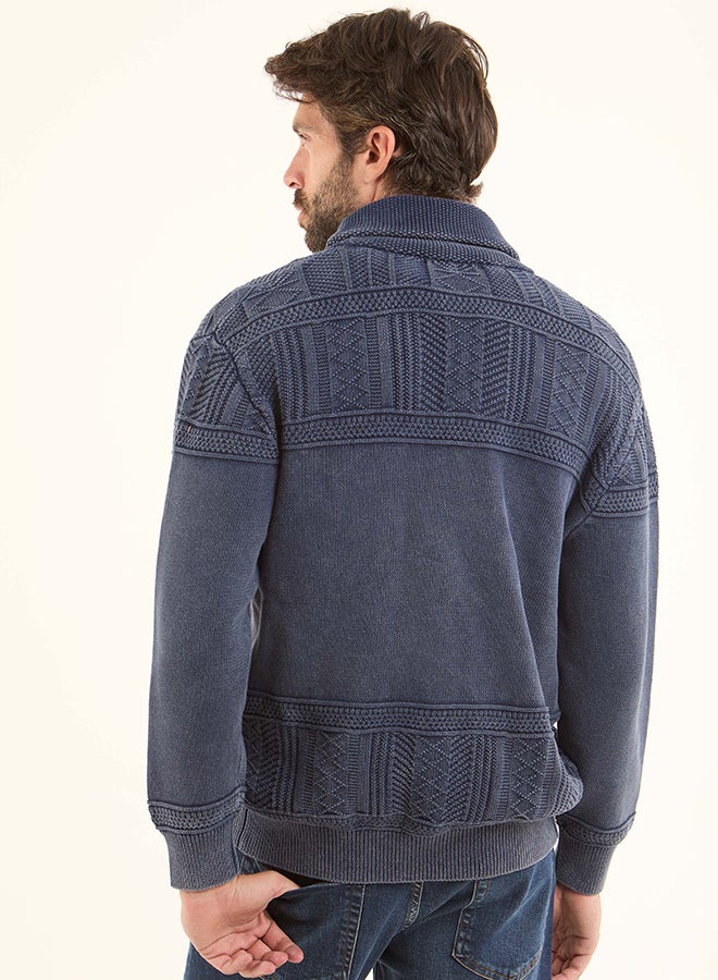 Dalydress Men Knit Cotton Cardigan - Image 4