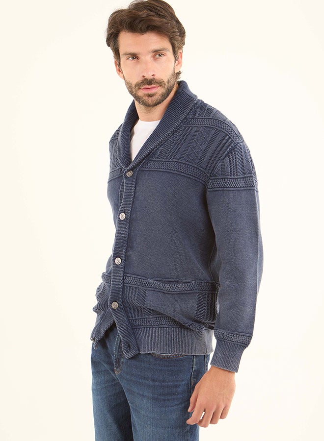 Dalydress Men Knit Cotton Cardigan - Image 3