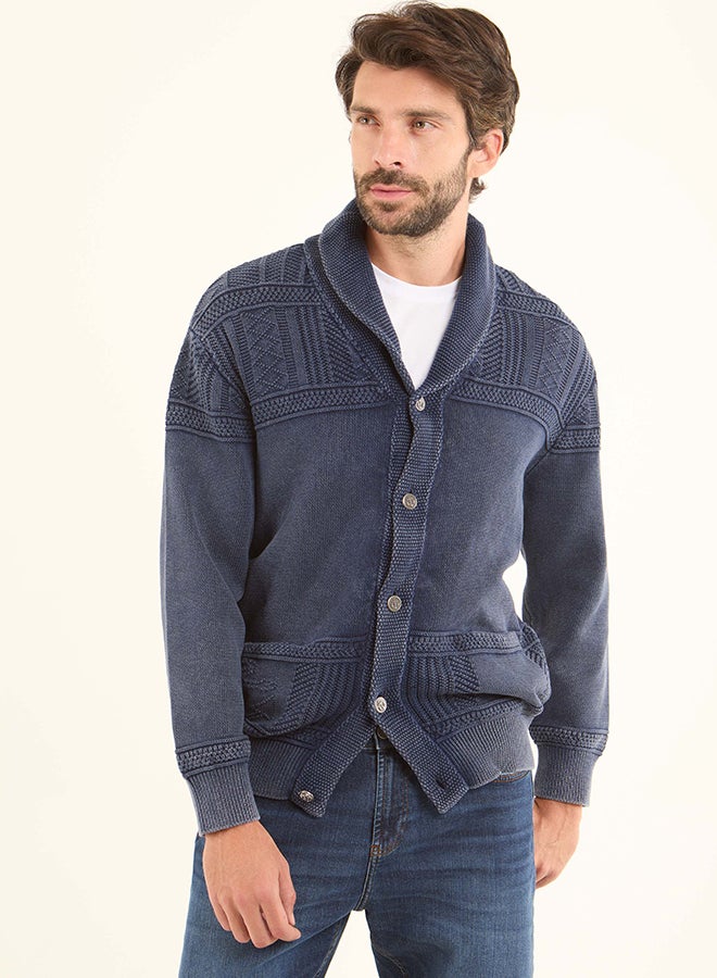 Dalydress Men Knit Cotton Cardigan - Image 2