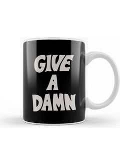 Print Shop Give A Damn As Worn By Alex Turner White Mug Porcelain