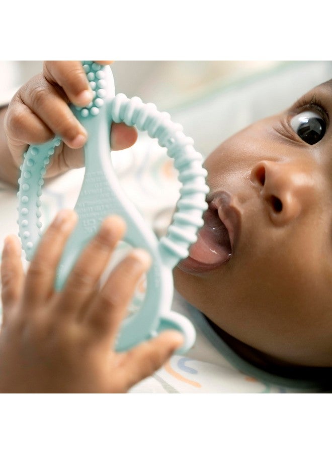 إنجنيونتي لعبة عضاضة اللثة المهدئة للأطفال من إنجينيويتي، متعددة المراحل، مصنوعة من السيليكون الخالي من مادة BPA، مناسبة للأعمار من 3 أشهر فما فوق، للجنسين، عبوة من قطعتين - Image 4