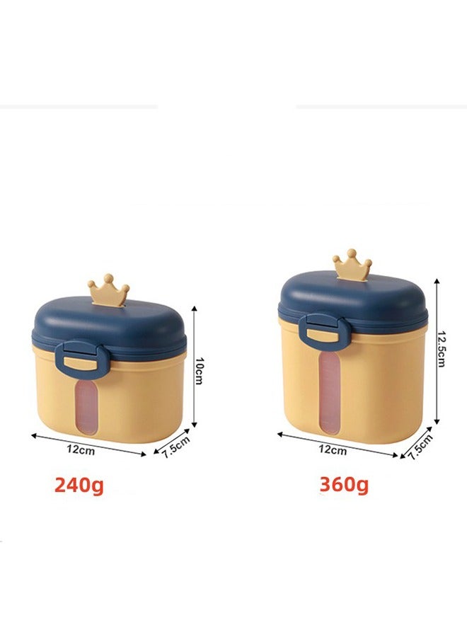 JCB CHIC Baby Milk Powder Formula Dispenser, Stackable Formula Dispenser Container Mixie Bottle for Travel, Large Capacity Formula Holder and Snack Storage, Non-Spill, Powder Leakage Free 360g - Image 5