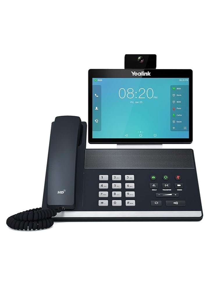 Yealink Smart Video Phone, VP59, Power over Ethernet, Corded Business Desk Phone, 8 Inch Touch Screen, 1080p HD Video, Android 7.1, Bluetooth 4.2, Dual Band 2.4G/5G Wi-Fi, for Executives/Workgroups - Image 1