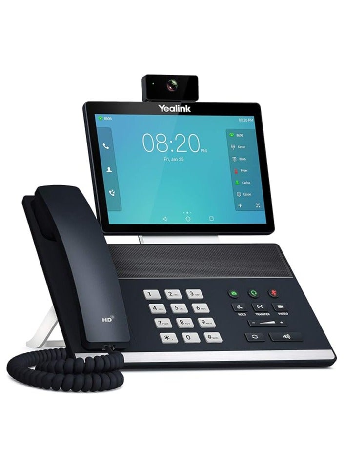 Yealink Smart Video Phone, VP59, Power over Ethernet, Corded Business Desk Phone, 8 Inch Touch Screen, 1080p HD Video, Android 7.1, Bluetooth 4.2, Dual Band 2.4G/5G Wi-Fi, for Executives/Workgroups - Image 2
