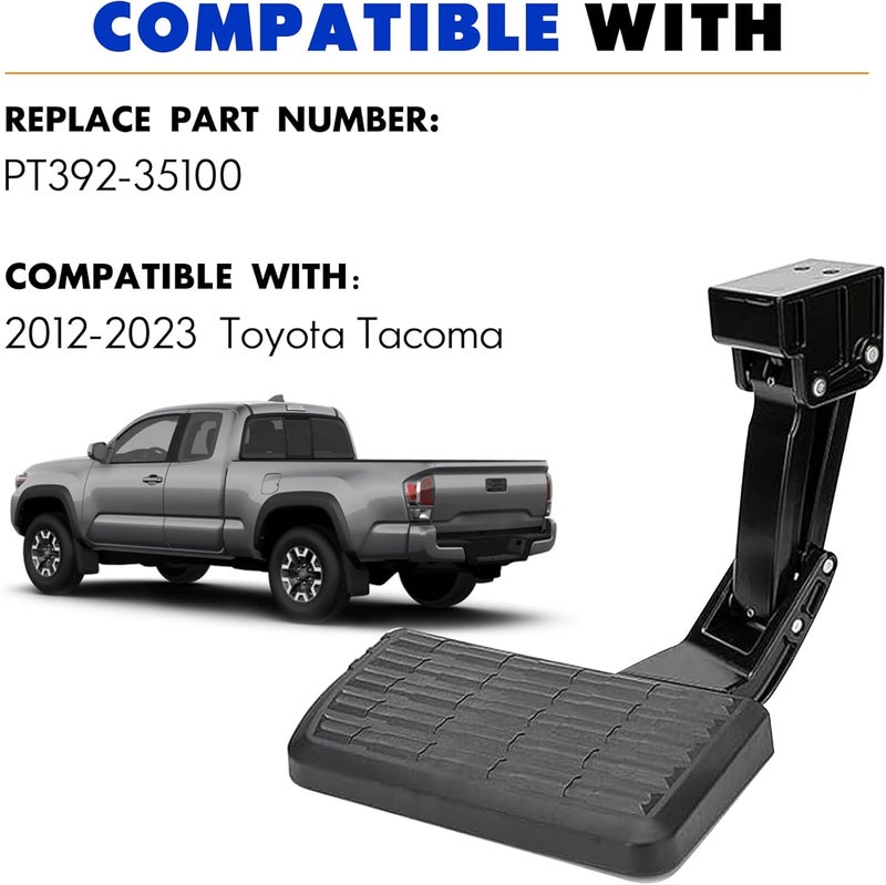 ASOPARTS Rear Bed Step Tailgate Bedstep for Toyota Tacoma 2012-2023 - Image 2