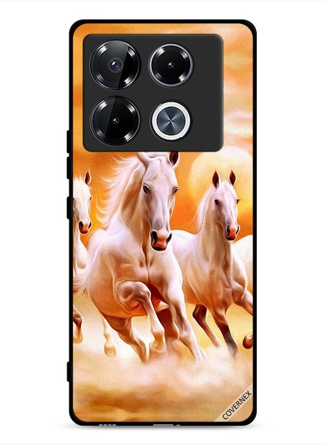 Covernex Infinix Note 40 Pro Plus 5G Protective Case Cover Horses Running - Image 1