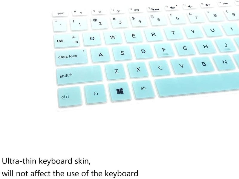 VNJ Accessories Silicone Keyboard Skin Cover for HP Victus 15 (15.6 inch) & HP Victus 16 (16.1 inch) Gaming Laptops (GR.Mint Green) - Image 2
