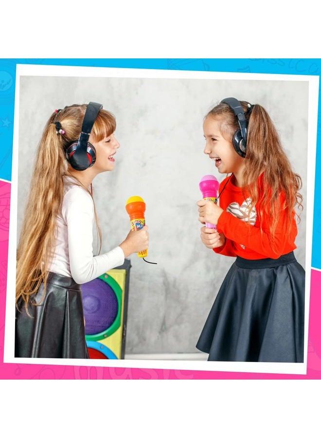 Woanger 30 Pcs Echo Microphone Voice Amplifying Microphone Toy Battery Free Speech Therapy Toys Lightweight Multicolored Echo Mic for Singing Music Birthday Picnic BBQ Party Supply, 7.5 x 2.2 Inch - Image 5