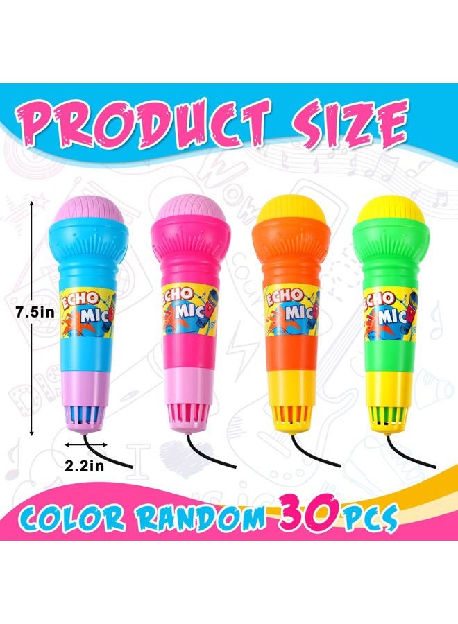 Woanger 30 Pcs Echo Microphone Voice Amplifying Microphone Toy Battery Free Speech Therapy Toys Lightweight Multicolored Echo Mic for Singing Music Birthday Picnic BBQ Party Supply, 7.5 x 2.2 Inch - Image 2