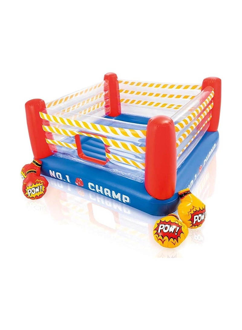 INTEX Jump-O-Lene Inflatable Ring For The Fun Of Your Children With 2 Pairs Of Air Gloves 226x226x110cm - Image 1