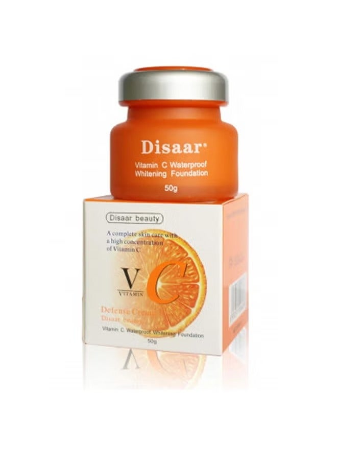Disaar Vitamin C Waterproof Whitening Foundation 50G - Image 2