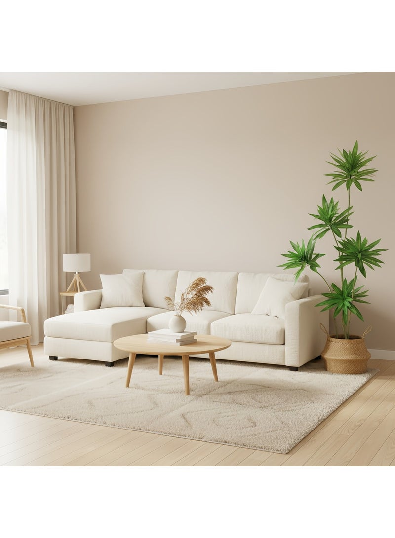 Sharpdo Artificial Plants  Artificial Flowers, 120cm Tall, High-End Light Luxury Indoor Living Room Artificial Green Plant Large Decorative Floor-Standing Artificial Tree Bonsai Ornament. - Image 5