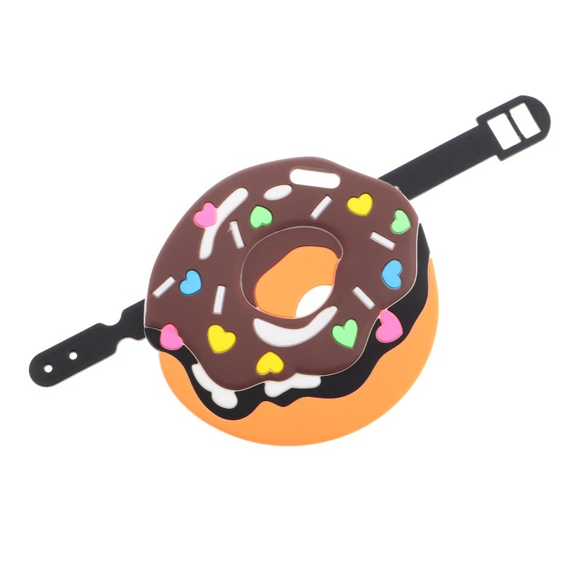 Soft Silicone Cartoon Donut Luggage Tags For Travel Baggage Identification - Image 2