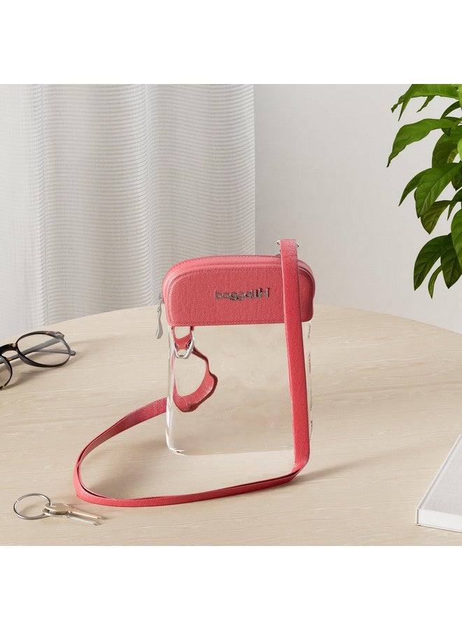 Baggallini womens Stadium Clear Bryant Crossbody cross body handbags, Red, One Size US - Image 1