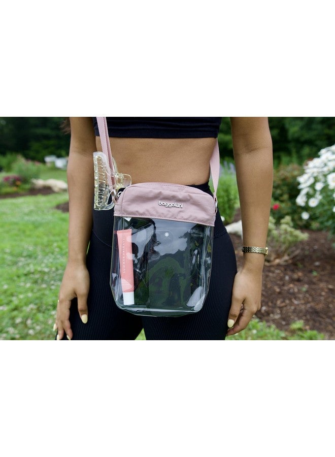 Baggallini womens Stadium Clear Bryant Crossbody cross body handbags, Red, One Size US - Image 2