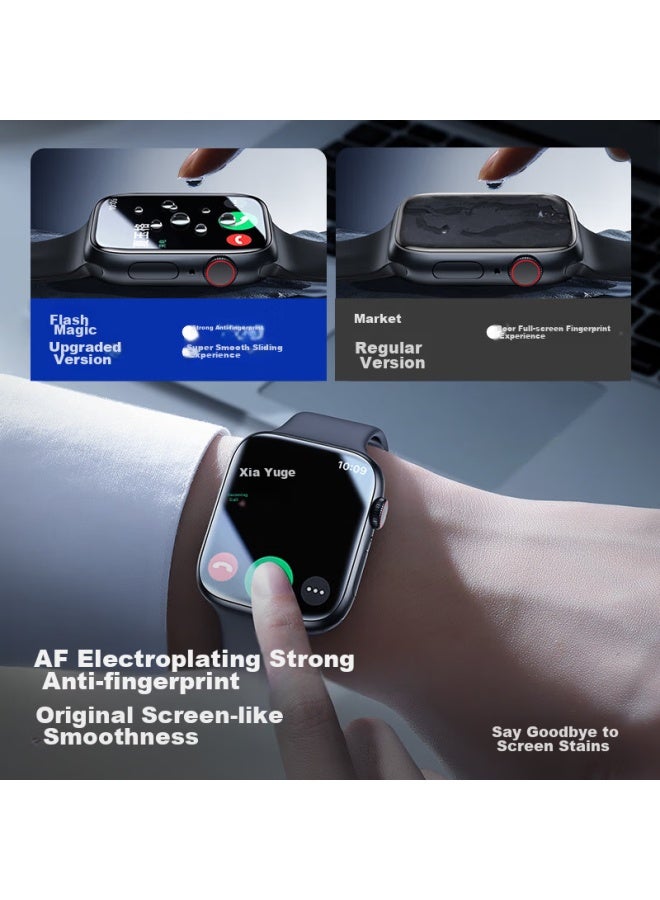 Smartdevil Screen Protector For Apple Watch, Compatible With Iwatch S9/8/7, Full Coverage, Scratch-resistant, Auto-positioning, Sensitive Touch, Invisible Film, 41mm, 2-pack - Image 5