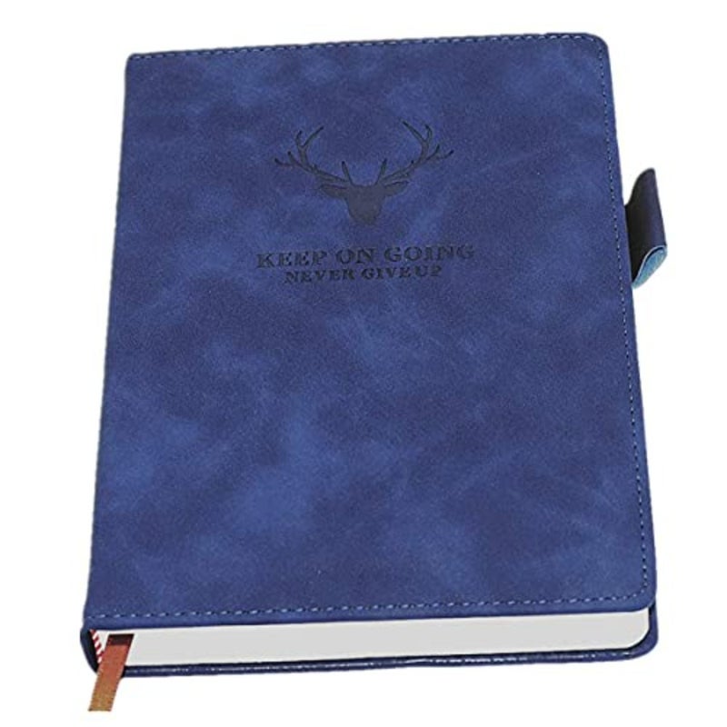 A5 Notebook Journal Hardcover Executive Diary with Premium Thick Paper, College Lined Journal, 8.3"×5.7", 360 Page, Perfect for Office Home School Business Writing Note Taking Navy Blue - Image 1