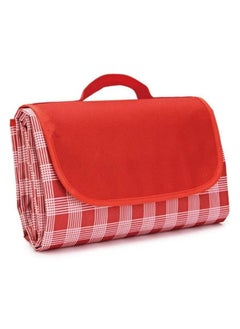 Outdoor Picnic Blanket Extra Large Sand Proof and Waterproof Portable Beach Mat for Camping Hiking Festivals Red