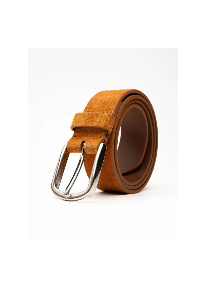 Bacca Bucci  Tan Genuine Leather Suede Belt for Men - Stylish and Durable for Men | Best Price UAE