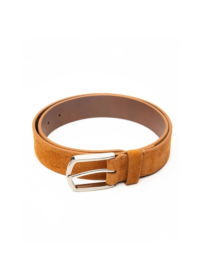 باكا بوتشي حزام جلد سويدي أصلي للرجال - أنيق ومتين