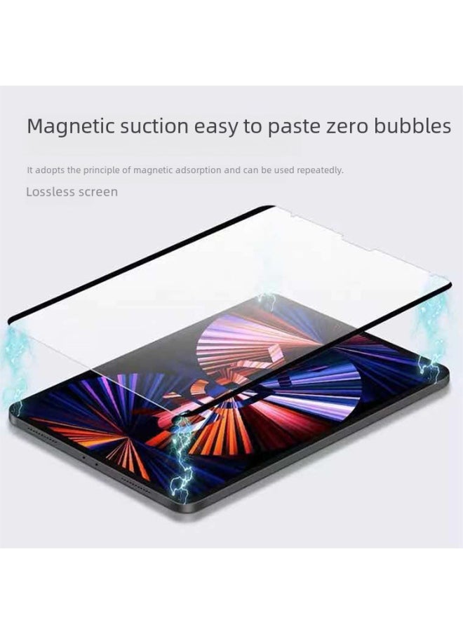 Generic - Support Tablet IPad2024 Magnetic Paper Film Apple Detachable Writing Matte HD Protective Film-Color:Magnetic Suction Type Paper Film  To Send Storage Entrained Packaging-Dimensions:ipad Mini 4/5 - 7.9 Inches - Image 1