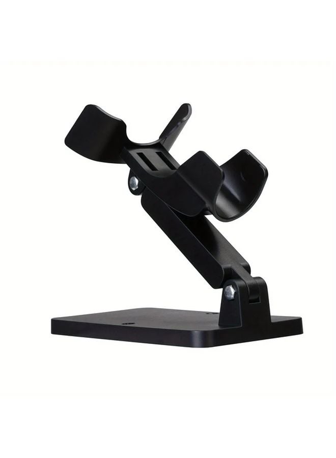 Black Barcode Scanner Holder Adjustable Angle Sturdy Base Hands Free Stand - Image 1