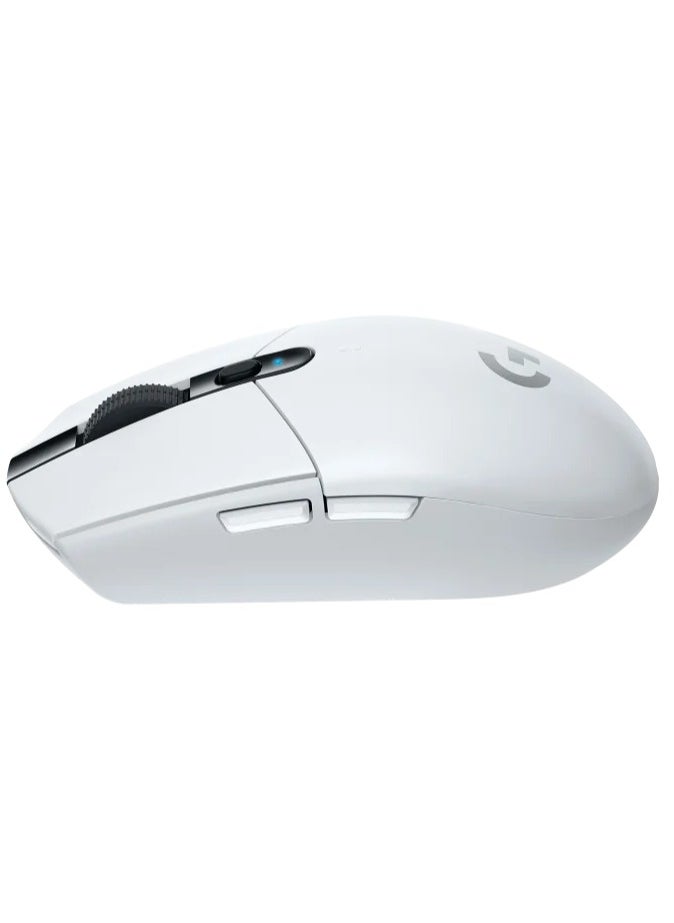 LOGI Logitech G304 Lightspeed wireless gaming mouse,HERO Sensor,Zero smoothing/acceleration/filtering,200 – 12,000 DPI,6 Programmable Button,250h Battery Life,On-Board Memory,White  - Image 4