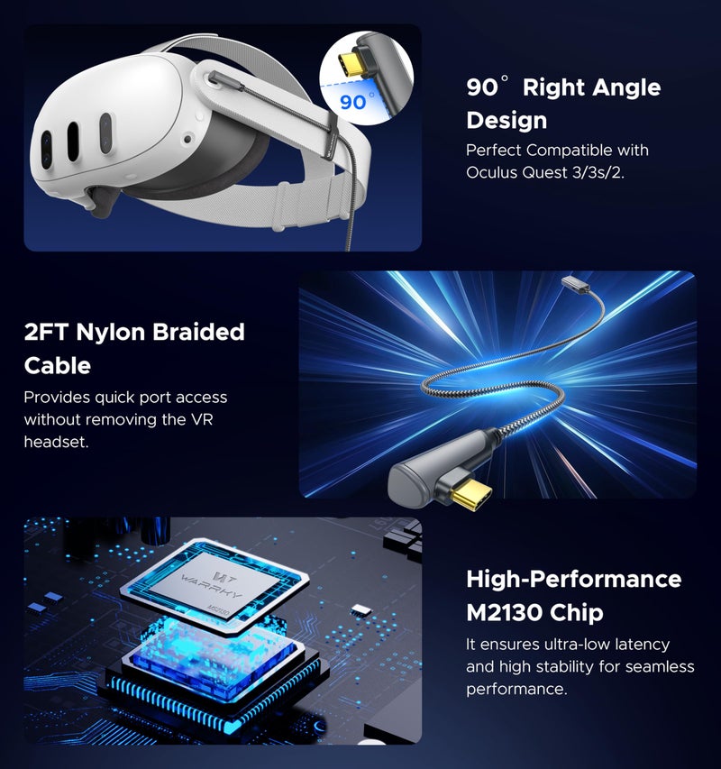 WARRKY Video Capture Card with 100W Power Delivery & Right-Angle USB-C | 1080P 60Hz HD | Streaming Capture Card Designed for Quest 3 / iPad, Compatible with Switch, PS5, PS4 - Image 5